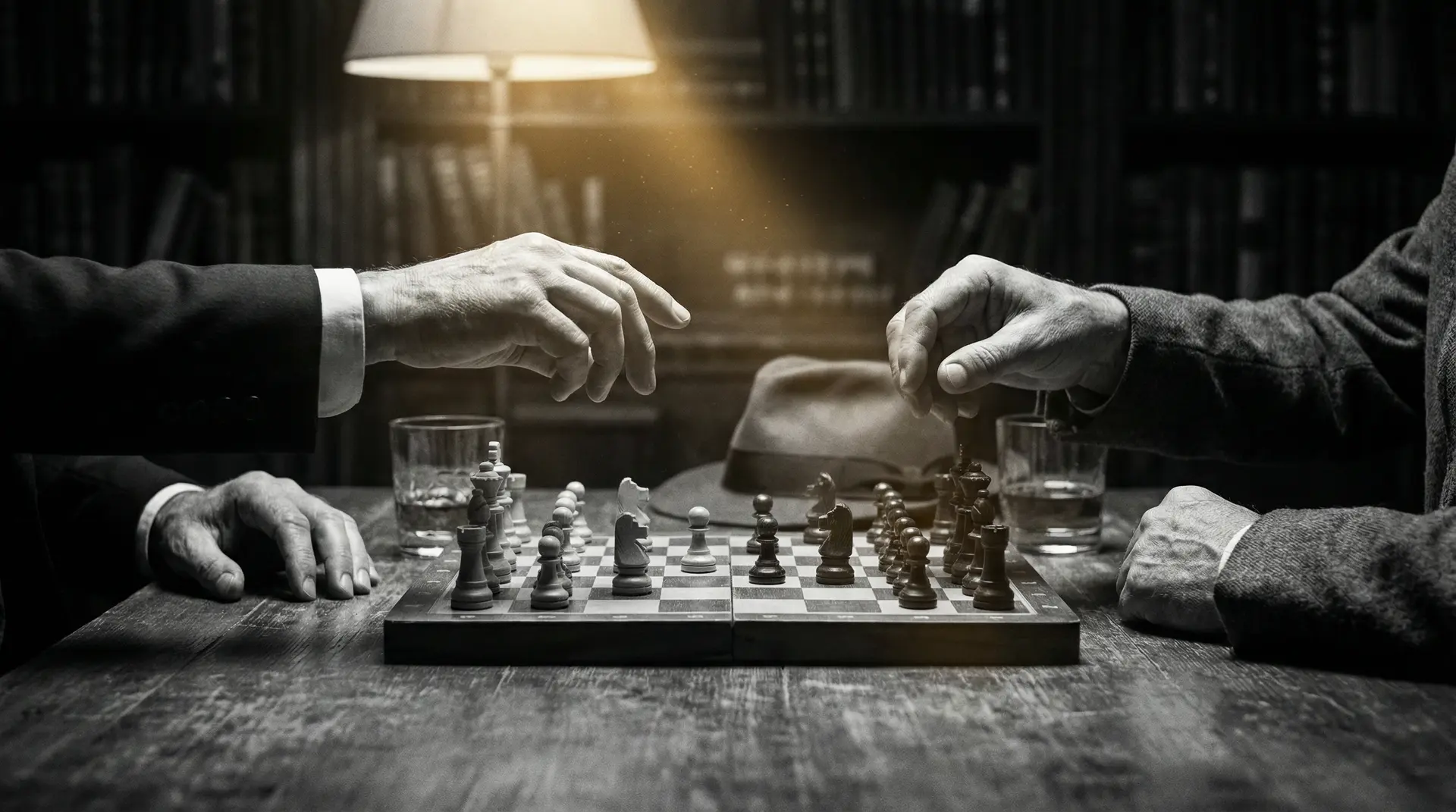 JizzJizz无码 艺术探索系列 - 非线性叙事，棋盘上的对弈象征命运的交错